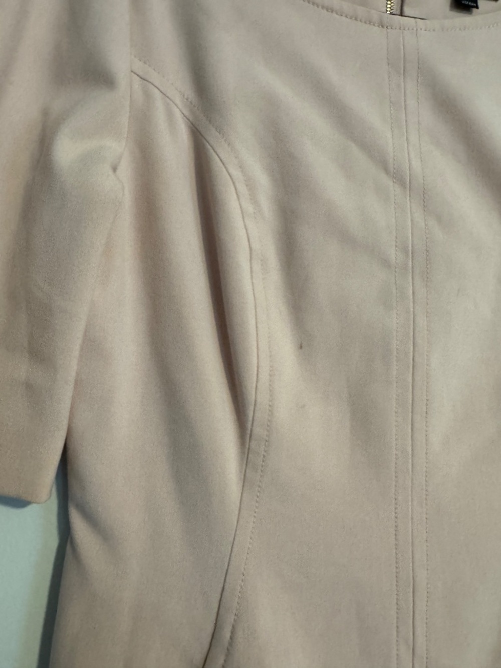 Tahari by ASL Blush Pink Sheath Dress w/Pocket, Size 6 Petite - Picture 3 of 13
